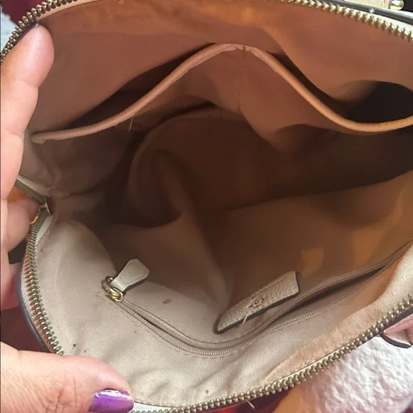 Nanette Lepore Cream Satchel Bag - Picture 4 of 9